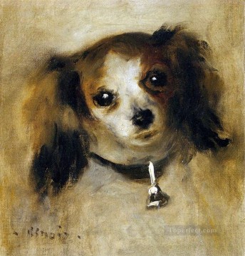  Pierre Werke - Kopf eines hund Pierre Auguste Renoir